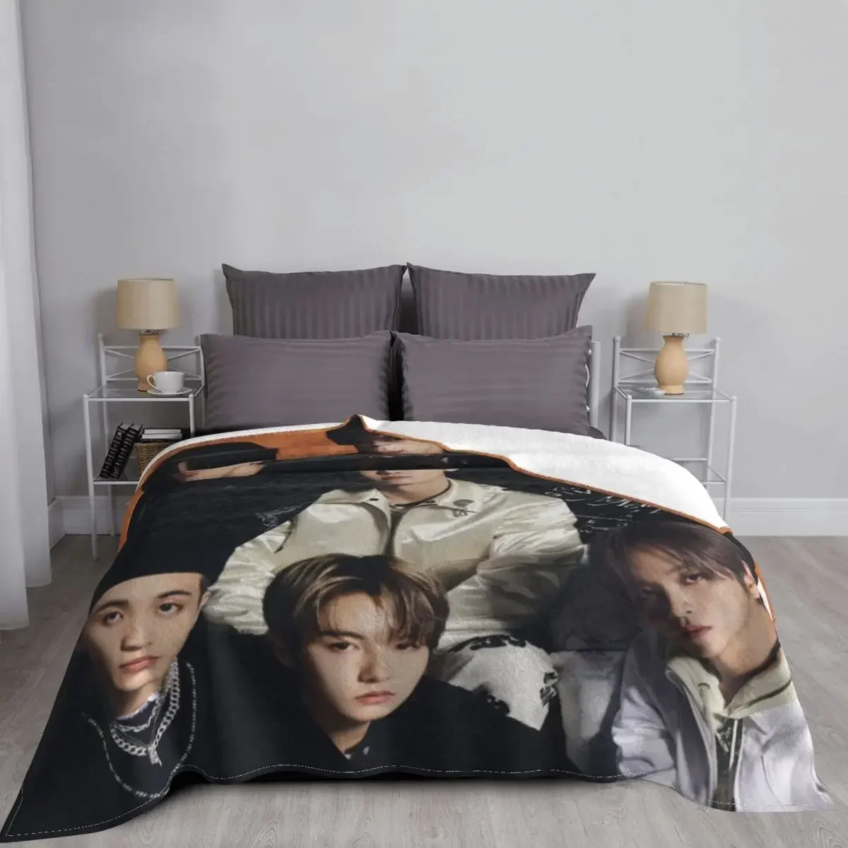 NCT DREAM Blankets Sofa Cover Flannel Textile Decor Kpop Singer Multifunction Warm Throw Blanket for Bed Outdoor Bedspread