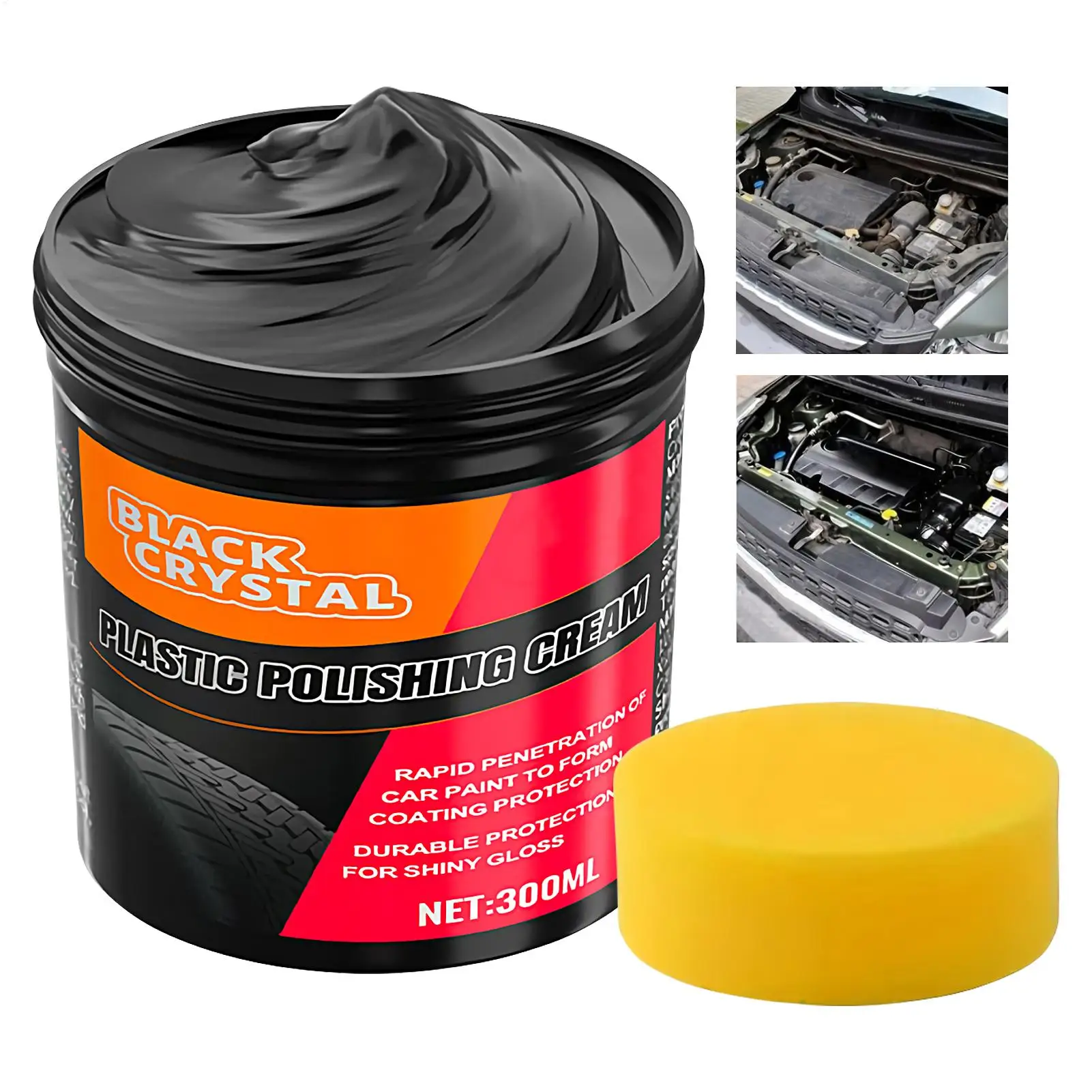 

Black Plastic and Rubber Repair Paste Nanotechnology Enhanced Decorative Renovation Wax Interior Polishing and Maintenance