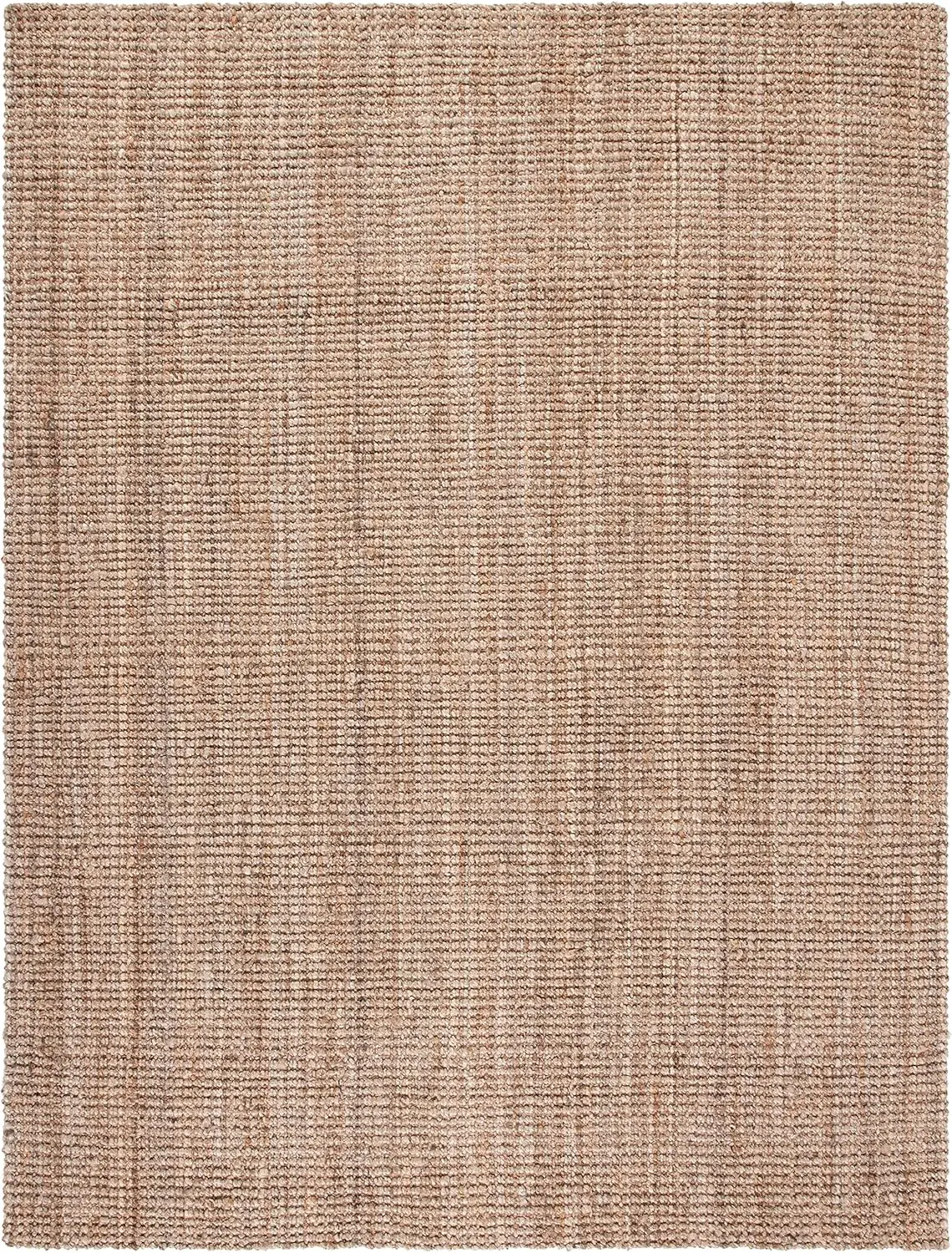 سجادة منطقة تجميع الألياف الطبيعية - 9 × 12 بوصة، جوت المزرعة الطبيعي المصنوع يدويًا، مناطق مرور عالية مثالية في غرفة المعيشة وغرفة النوم