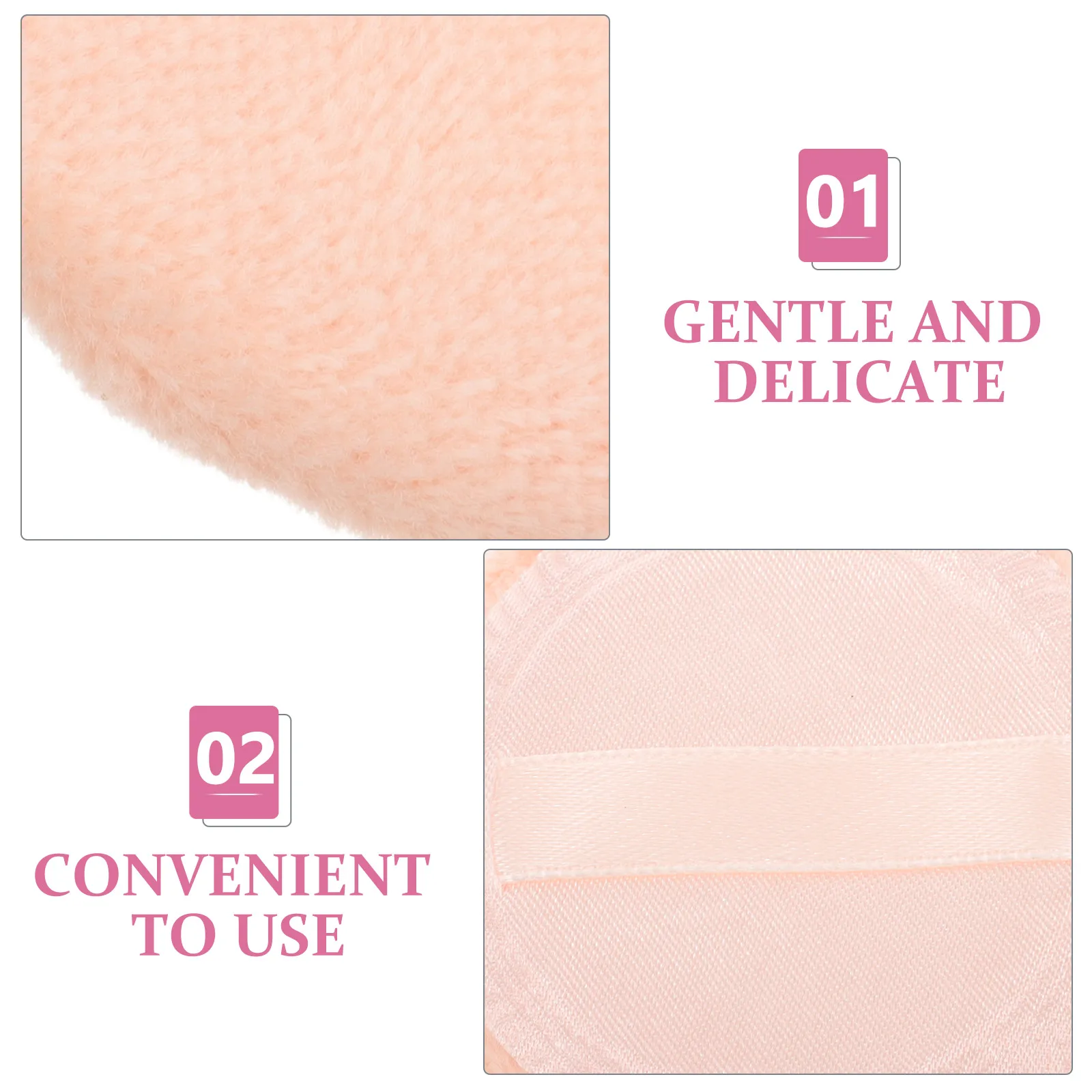 

10Pcs Pure Cotton Loose Powder Puff Round Makeup Puff for Even Foundation Application Soft Facial Makeup Tool Comfortable