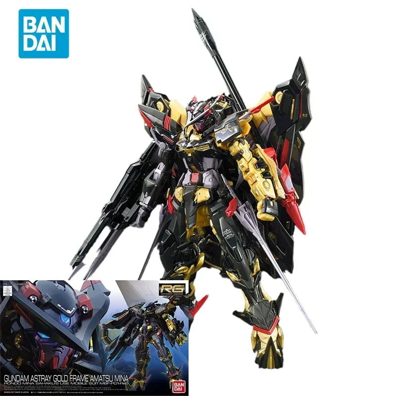 

Bandai Original GUNDAM Аниме modelo RG GUNDAM ASTRAY marco dorado AMATSU MINA фигурка воздуха modelos de ensamblaje juguetes re