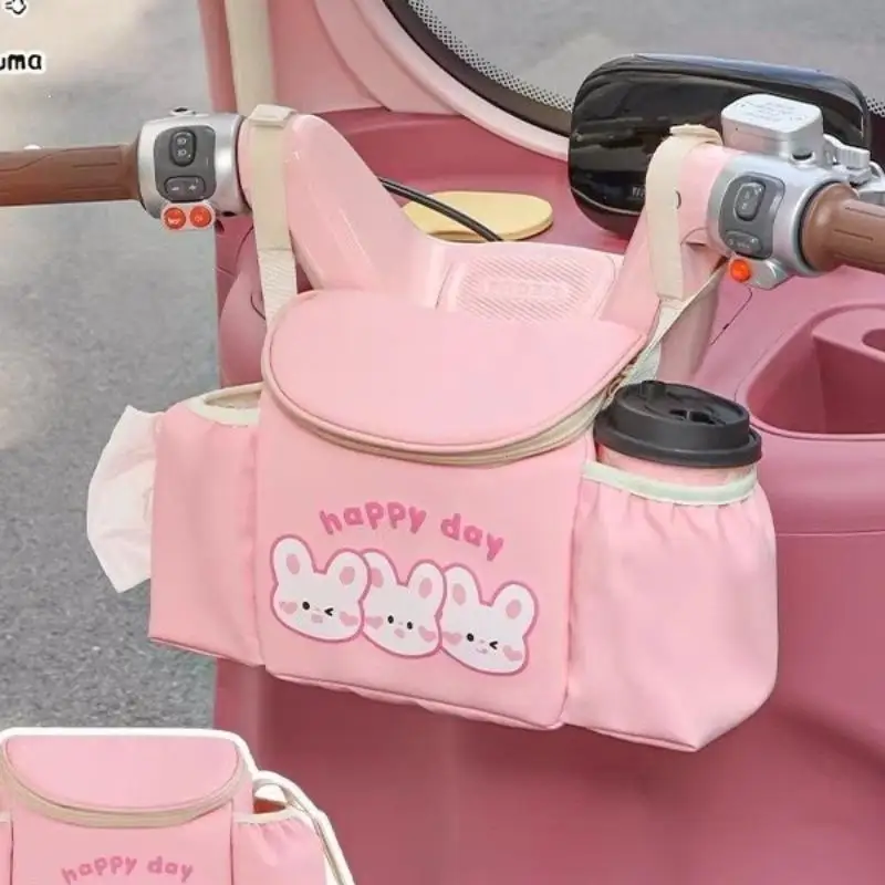 Multifunctional Stroller Hanging Storage Bag Milk Drink Bottle Holder Bike Handlebar Carry Accessory Organizer
