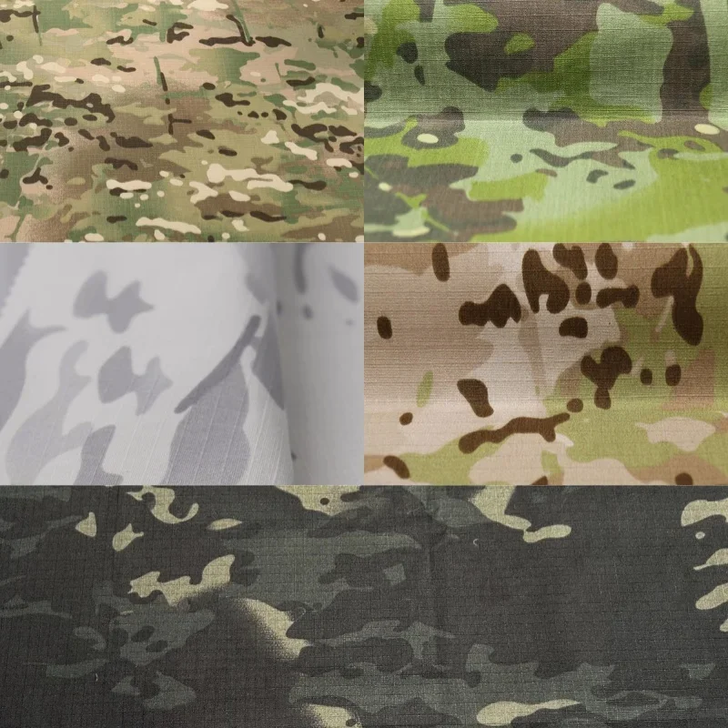 Polyester coton Multicam noir MCBK MC MCTP MCAP Tropic Alphine ARID désert Camouflage tissu A-TACS FG Camo tissu