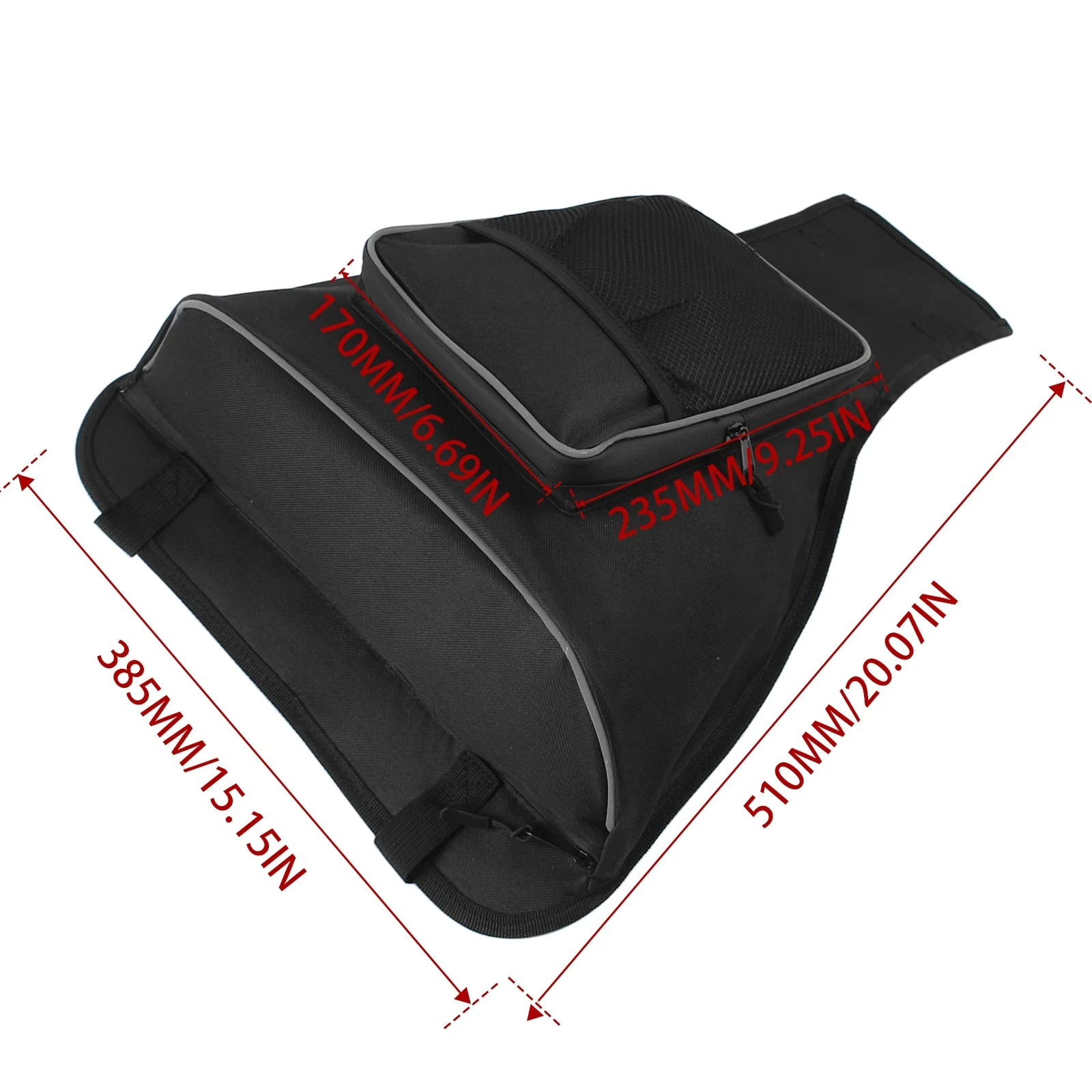 UTV Cab Pack حقيبة تخزين مقعد مركزي لـ Polaris RZR 570 800 S 900 1000 XP 2014-2024 2015 2016 2017 2018