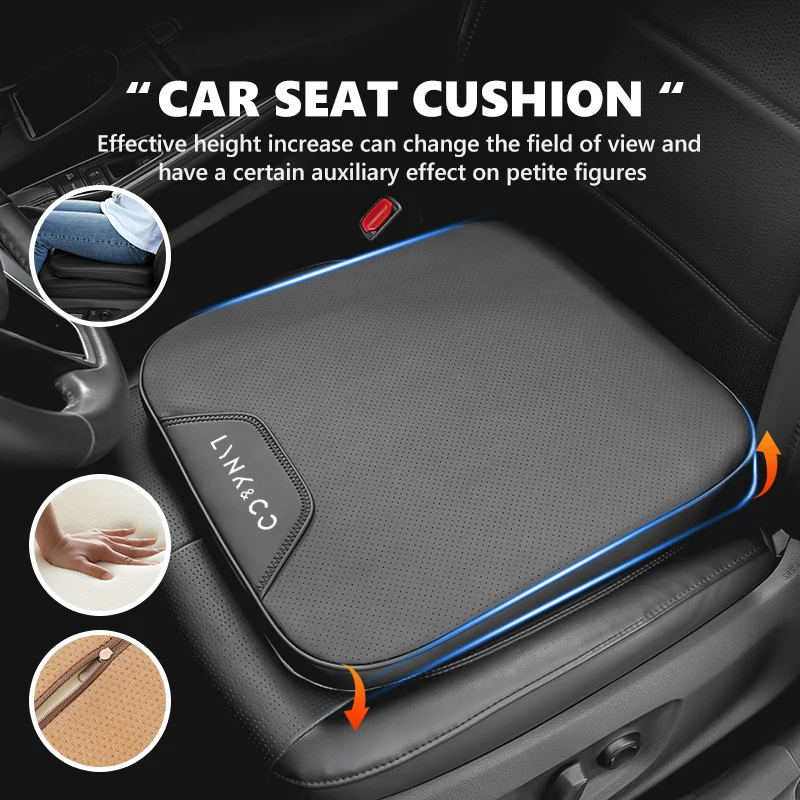 

Universal Car Driving Front Seat Leather Comfortable Cushion For LYNK&CO 01 05 03 09 02 04 06 07 08 PHEV 09 MHEV