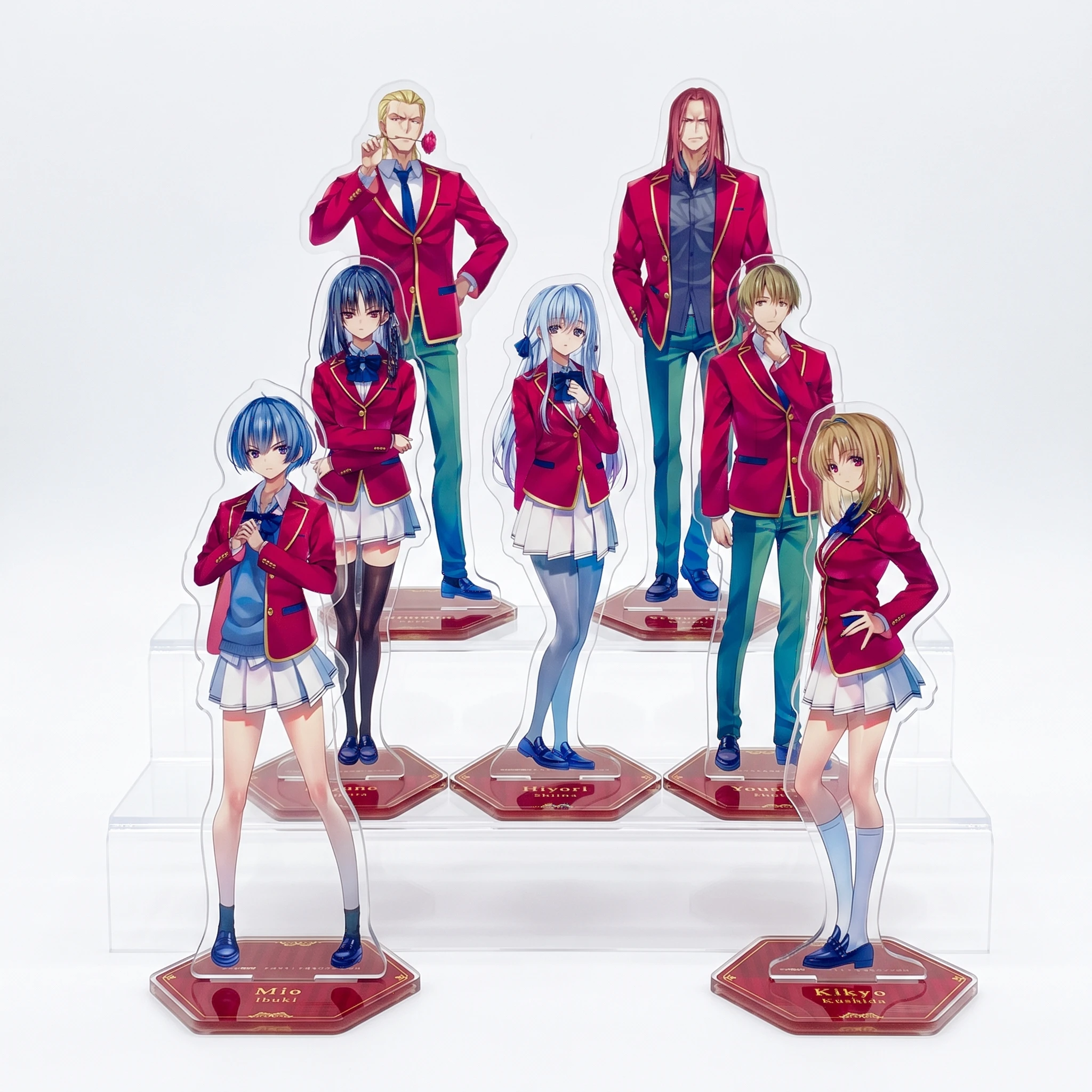 Classroom of the Elite COTE Hayato Kito Ayanokouji Ryuuen Acrylic Stand Anime Desktop Decoration Fan Gift Ornament Keychain 15cm