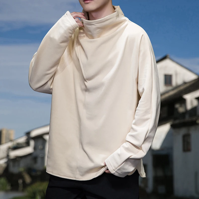 

Мужская футболка с длинным рукавом, новая коллекция весна-осень, базовая модель, теплая, из немецкого вельвета, для осени-зимы