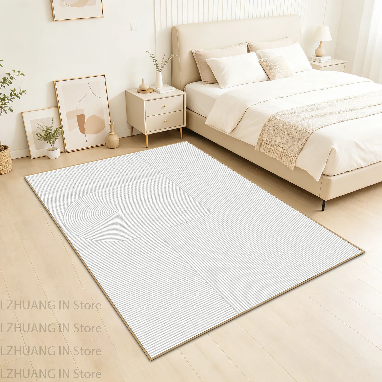 Japan Bathroom.Home - Japan Nordic Line Abstract Style Rugs