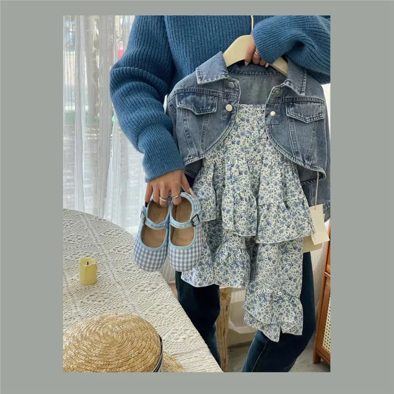 Baby Girls Denim Jacket Kids Fashion Cardigan Coat Children Spring Autumn Casual Outerwear