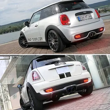 英國國旗圖案紅色LED汽車後保險桿反光片日間行車燈後霧燈,適用於MINI Cooper JCW R56 R57 R58 R59 12V 8 最佳銷售 迷你R56尾燈 - №8