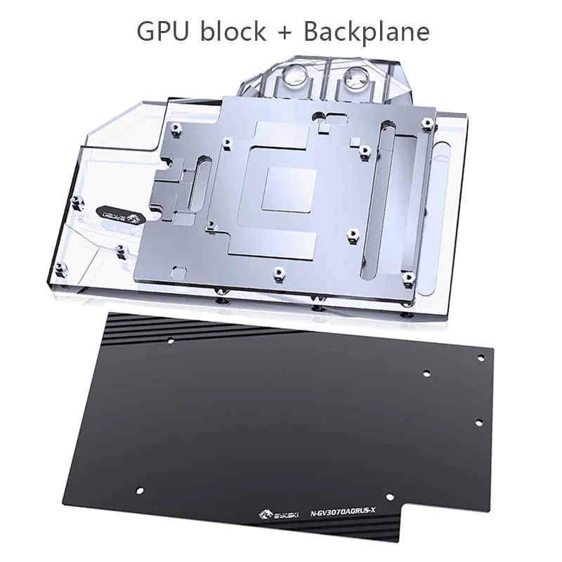 Bykski N-GV3070AORUS-X-V2 Waterblok Gebruik voor GIGABYTE Aorus RTX 3070 Master 8G/RTX 3060 Ti Master 8G GPU kaart Koperen Radiator