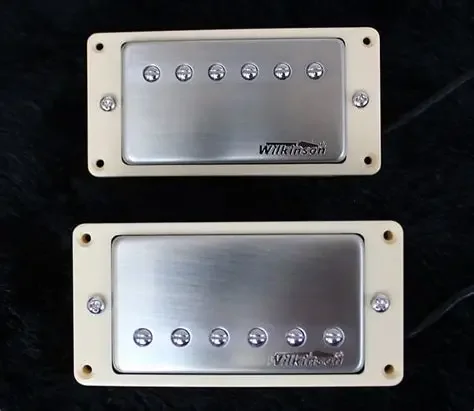 Wilkinson WVC AlNiCo V Nickel Silver Humbucker Pickups 4C Made In Korea For Electric Guitar