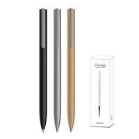 Metal Rotating Gel Pen 0.5MM Premec Swiss Refill for Xiaomi Sign Pen Caneta Replaceable Blue Ink Smooth Writing Office Supplies