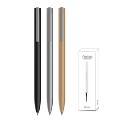 Metal Rotating Gel Pen 0.5MM Premec Swiss Refill for Xiaomi Sign Pen Caneta Replaceable Blue Ink Smooth Writing Office Supplies