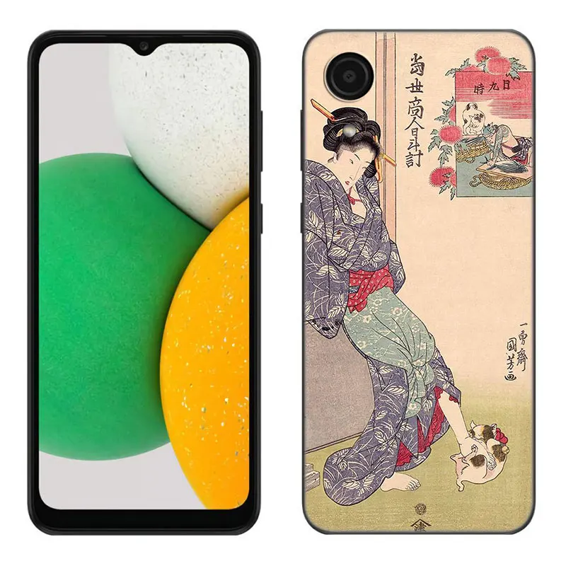 Ukiyo-e Japanese Style Art Phone Case For Samsung Galaxy A01 A03 Core A04 E A02 A05 A10 A20 A21 A30 A50 S A6 A8 Plus A7 2018