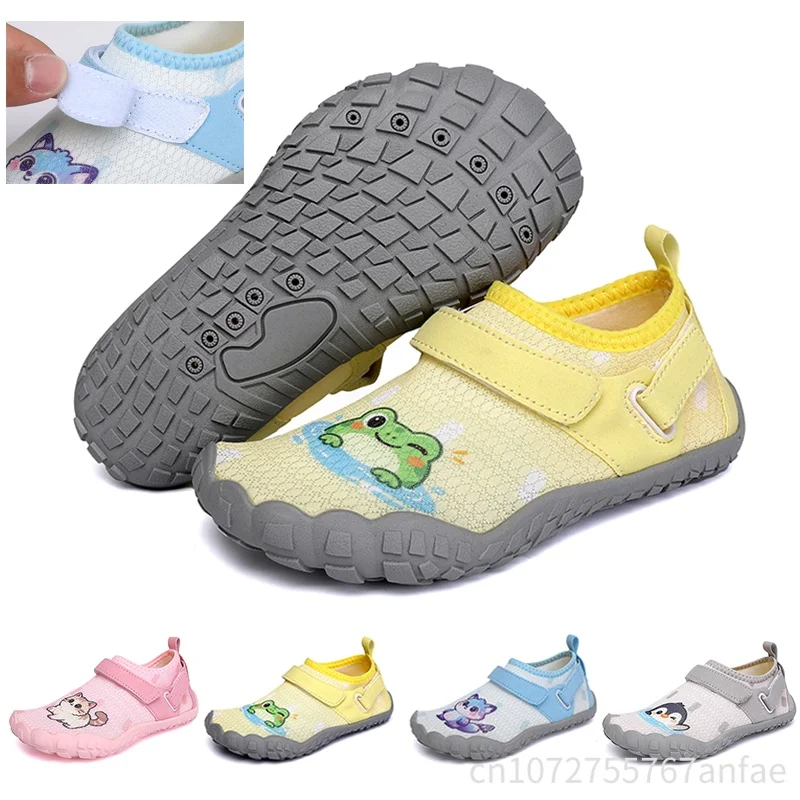 

Children Beach Aqua Shoes Quick Dry Kids Water Shoes Boy Aqua Socks Drainage Swim Sandal Surf Wading Sneakers Anti-bump Sneakers