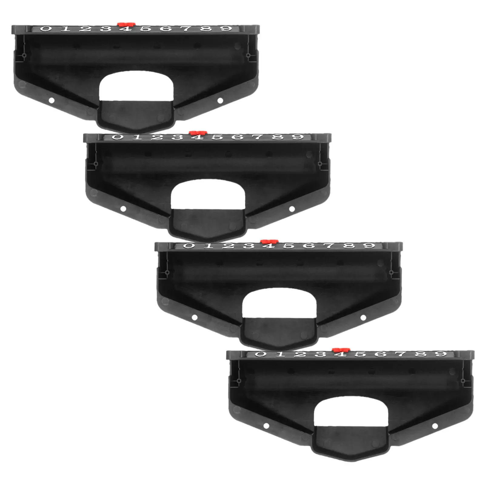 4Pcs Hockey Table Score Keeper – Durable Plastic Scoring Units for Air Hockey Games & Score Tracking