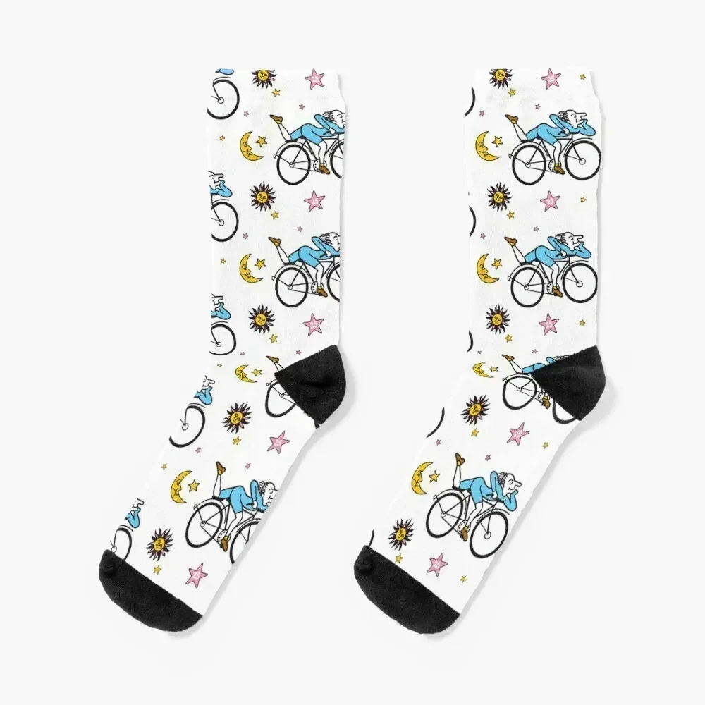 

Albert Hofmann Bicycle Day LSD 1943 Pattern Socks loose custom sports golf valentine gift ideas Socks For Men Women's