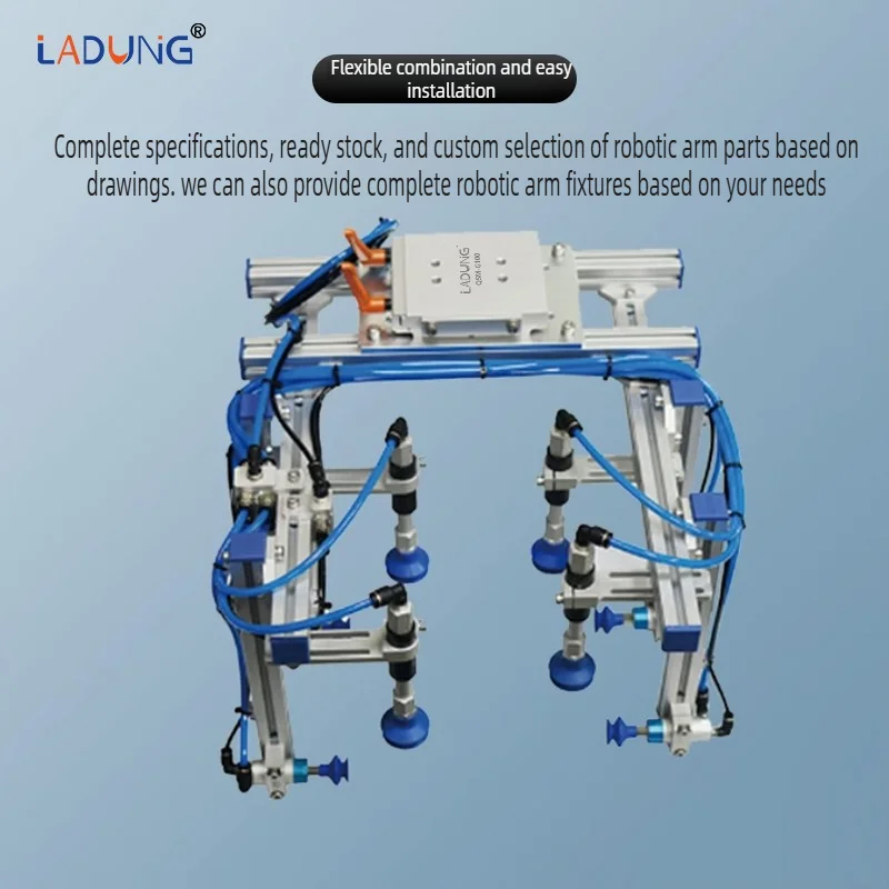 LADUNG Robot Manipulator QSM-R100 Square Manual Quick Change Fixture Release System Plate Clamp Quick Switch Fixture Accessories