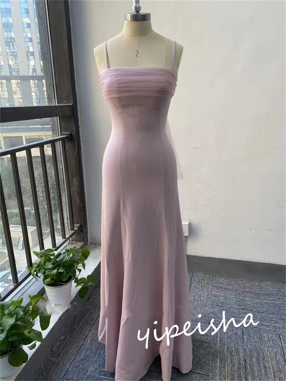 Customized Jiayigong  Modern Style Formal Evening Off The Shoulder A-line Tulles Bespoke Occasion Dresses