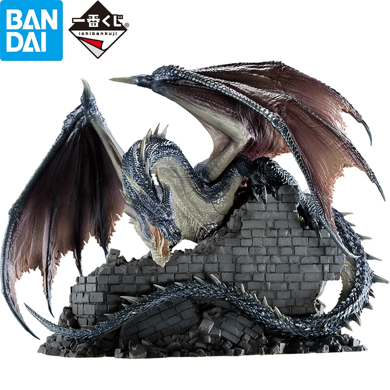 

В наличии Bandai Ichiban Kuji Monster Hunter 20-я годовщина последняя модель Fatalis Miraboreas Аниме Фигурки игрушки