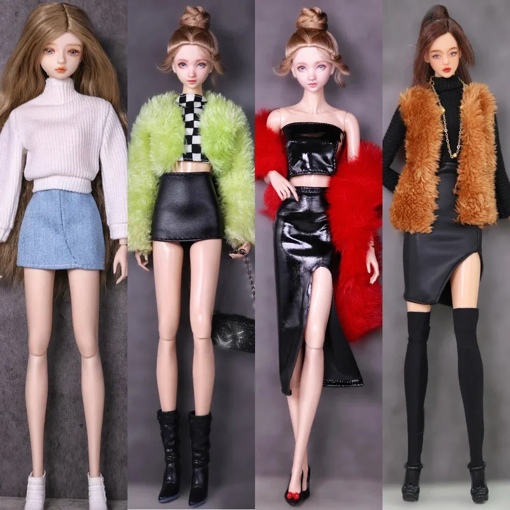 2024 new clothing set / winter wear sweater dress top pant coat suit / doll accessories for 30cm xinyi Fr ST blythe barbie doll