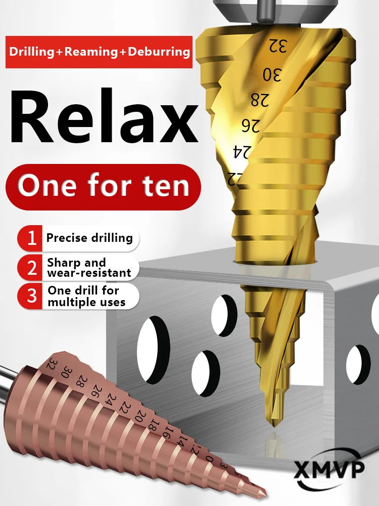 Baota drill bit, universal hole opener drill bit, woodworking hole drilling, metal multi-functional universal, special for stain