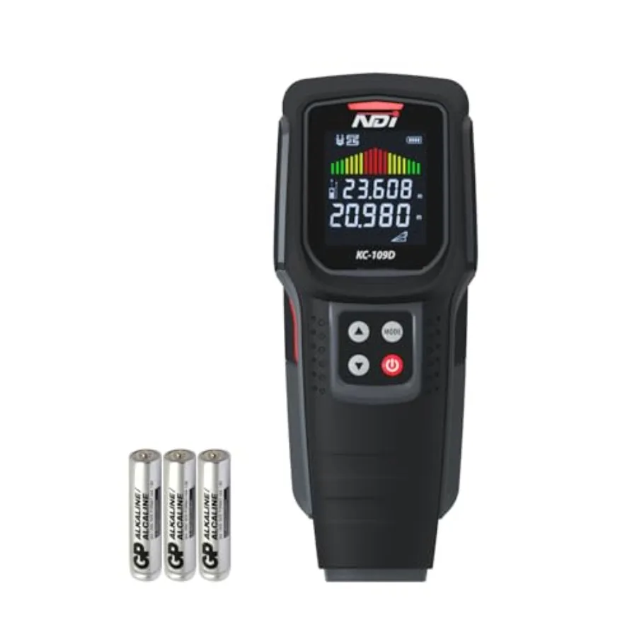 

Детектор скрытой проводки Stud Finder - электронный сканер стен 5-в-1 с микрочипом, HD LCD-дисплеем и звуковой сигнализацией