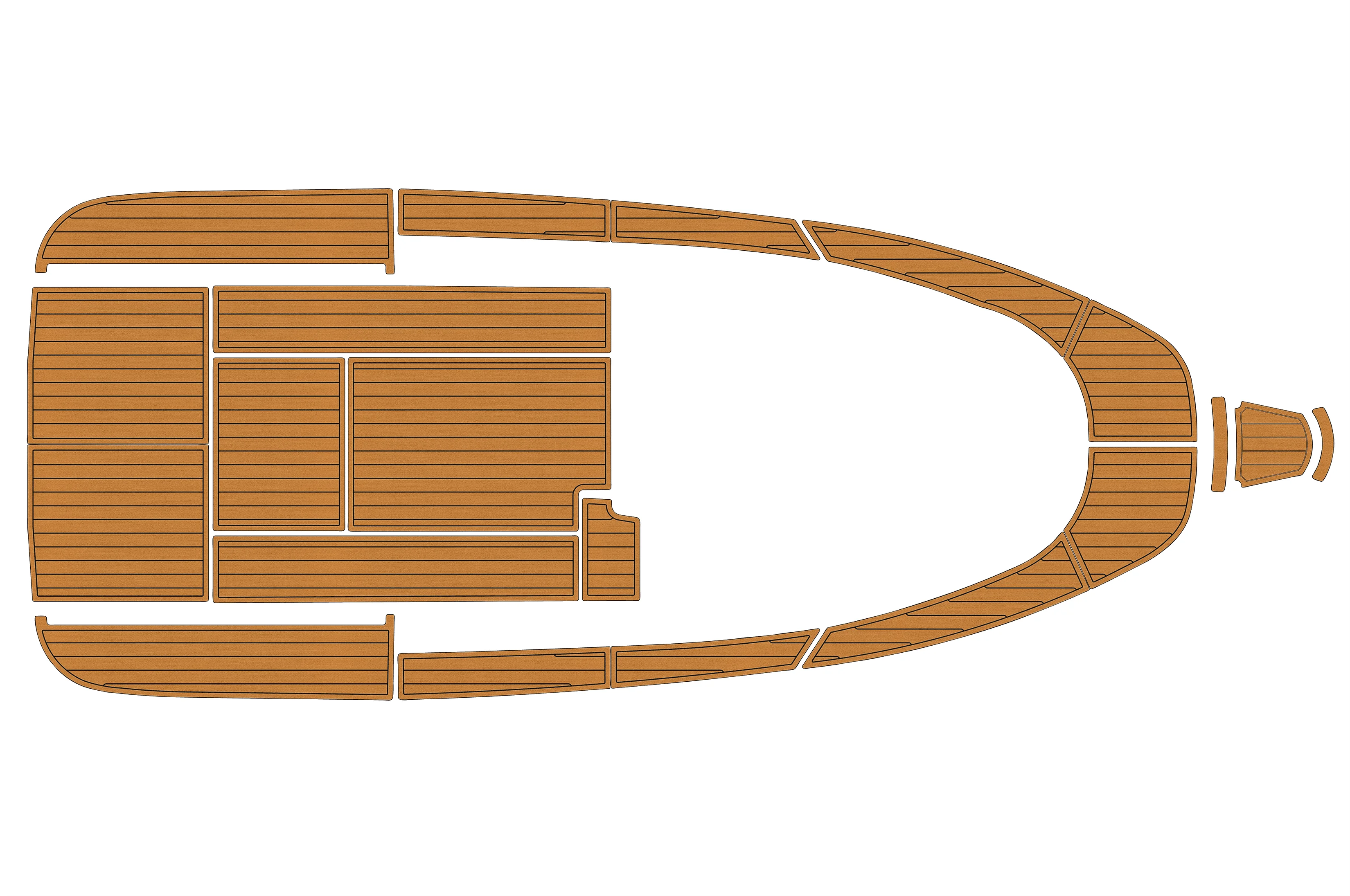 

2000-2009 Aquador 25 WA 1/4" 6mm EVA foam Non-Slip PVC Teak Decking marine Mat aqua gatorstep carpet Marine Floor