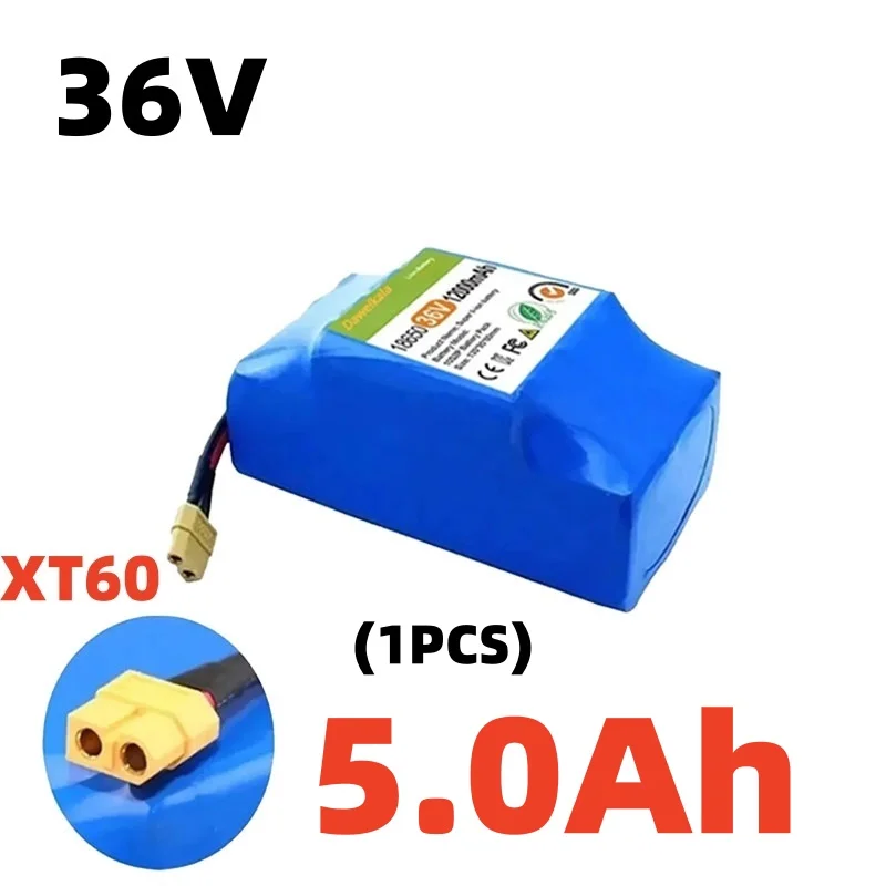 6000mAh/4400mAh 36V 10s2p oplaadbare lithiumbatterij voor zelfbalancerende elektrische scooters, eenwielers, hoverboards