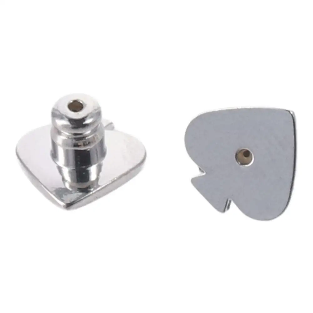 Copper Earring Backs Replacements Silicone Gold Bullet Locking Earring Backs Silver Heart Shape