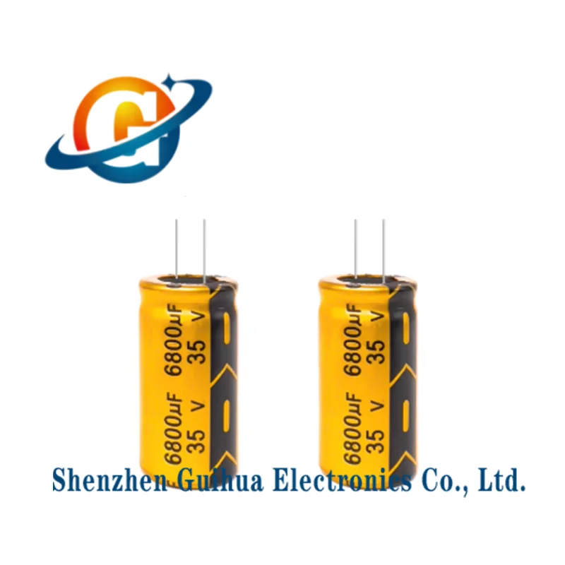 

10 шт. высококачественных электролитических конденсаторов 35V6800UF с высокой частотой, низким сопротивлением, длительным сроком службы, объемом 18x35 мм.