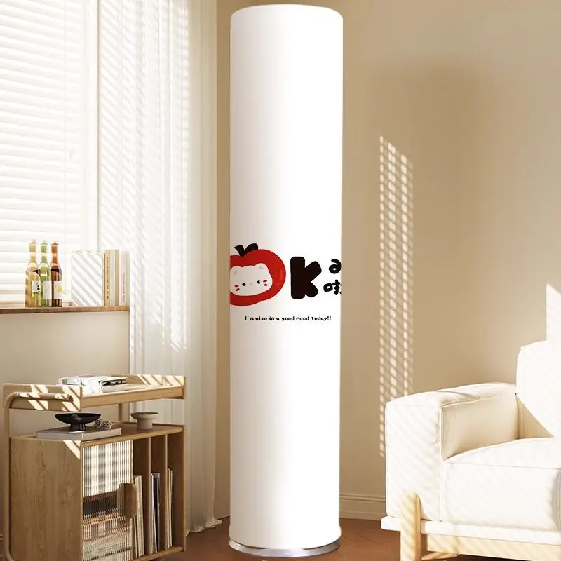 Standing Air Conditioner Dust Cover Cylindrical Universal Cabinet Machine Special Living Room Decorative High-End Feeling Ind...