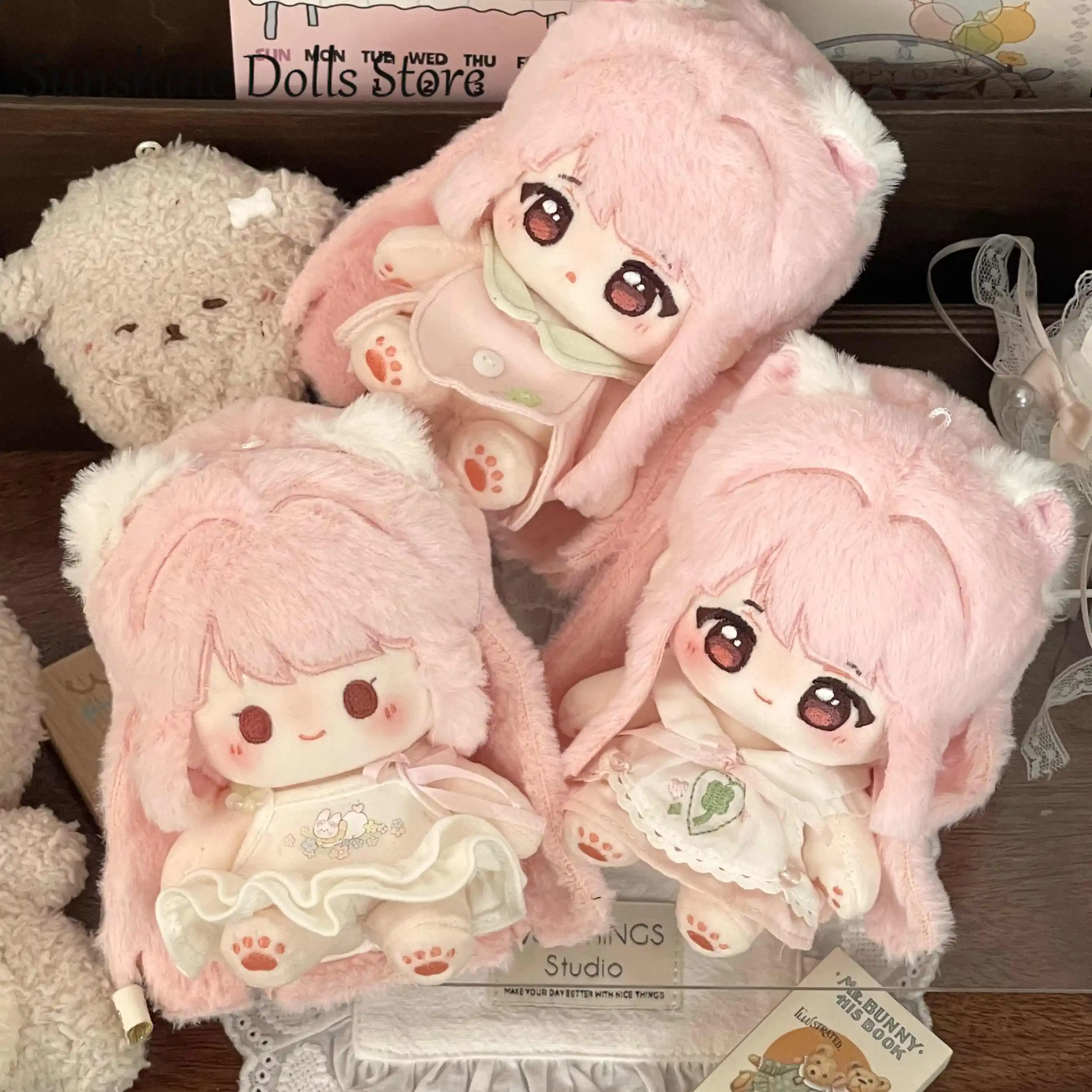 

10cm Cute Infinity Nikki Cotton Doll Normal Body Plush Pendant Toys Cosplay Anime Game Stuffed Plushies Mascot Plushie Kids Gift