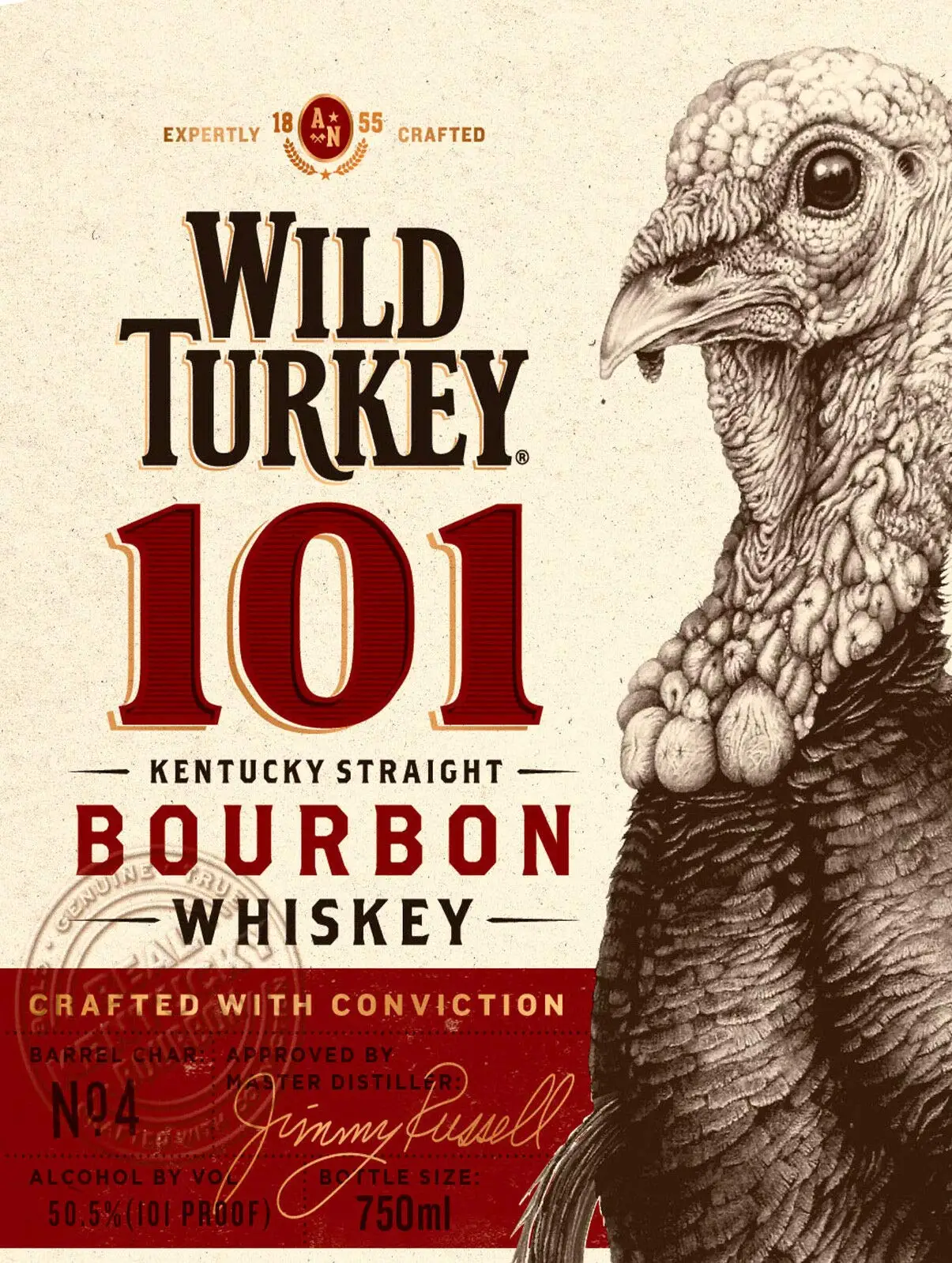 Wild Turkey Bourbon 8x12 Inches Metal Tin Sign Garage Decor Man Cave sign sign sign