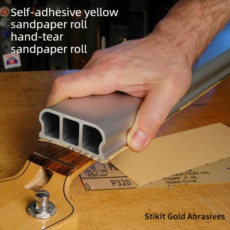 Tool 3M Self-adhesive Back Adhesive Yellow Sandpaper Roll