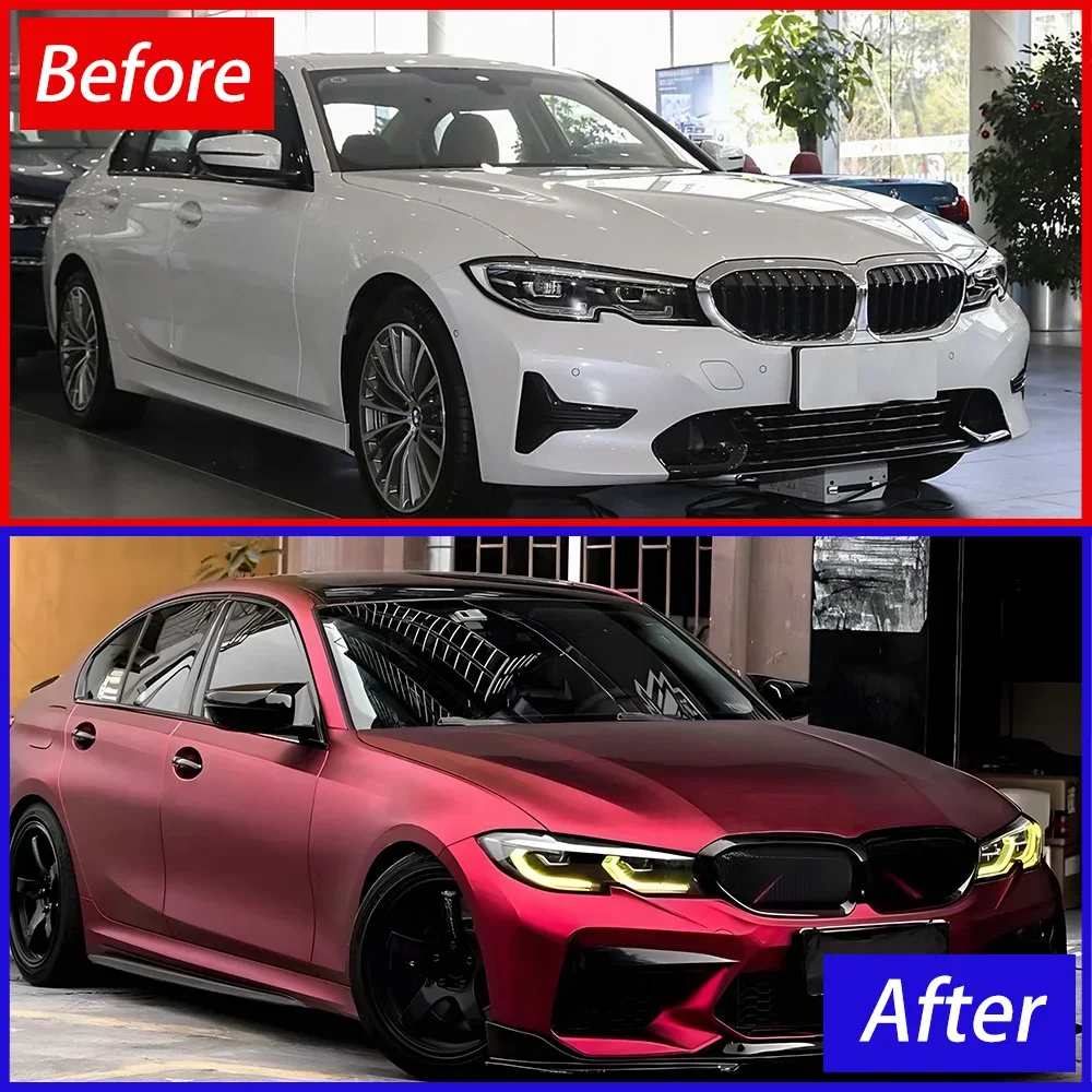 

For Bmw 3 Series G20 G28 320I 325I 330I 2019-2022 Led Auto Headlights Assembly Upgrade Yellow Drl Projector Lens Car Accessories
