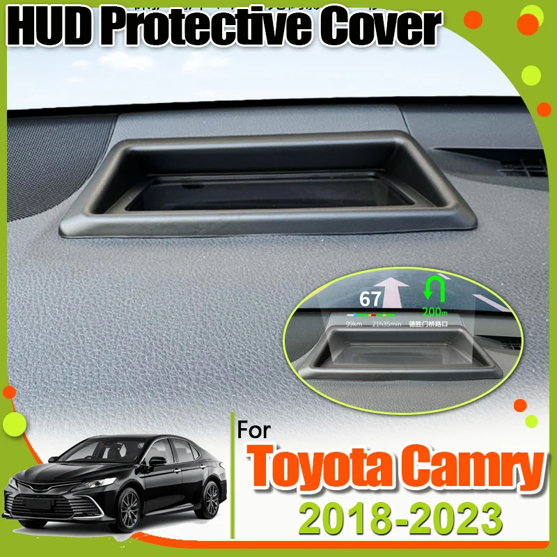 

For Toyota Camry XV70 Accessories Daihatsu Altis 2018~2023 Car HUD Display Protective Cover Head Up Reflective Screen Dustproof