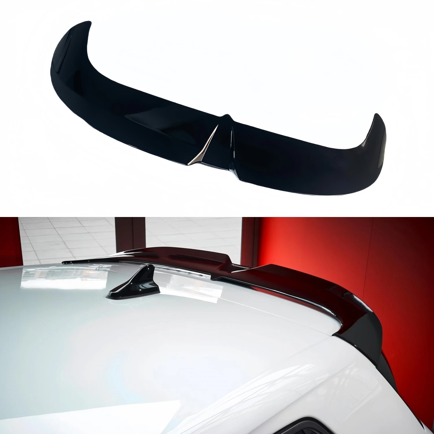 

Gloss Black Oettinger Style Car Rear Roof Spoiler Wing For VW Golf 8 8.5 MK8 8.5 GTI GTD R TSI TDI 2020-2023 Spoiler Cap Bodykit