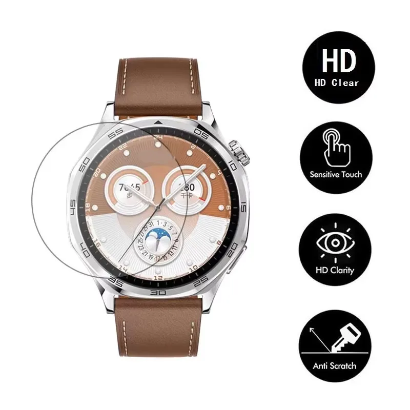 2-6 PCS Screen Protector For Huawei Watch GT 5 41MM 46MM Tempered Glass Full Cover Anti-scratch Film For huawei GT5 Accessories