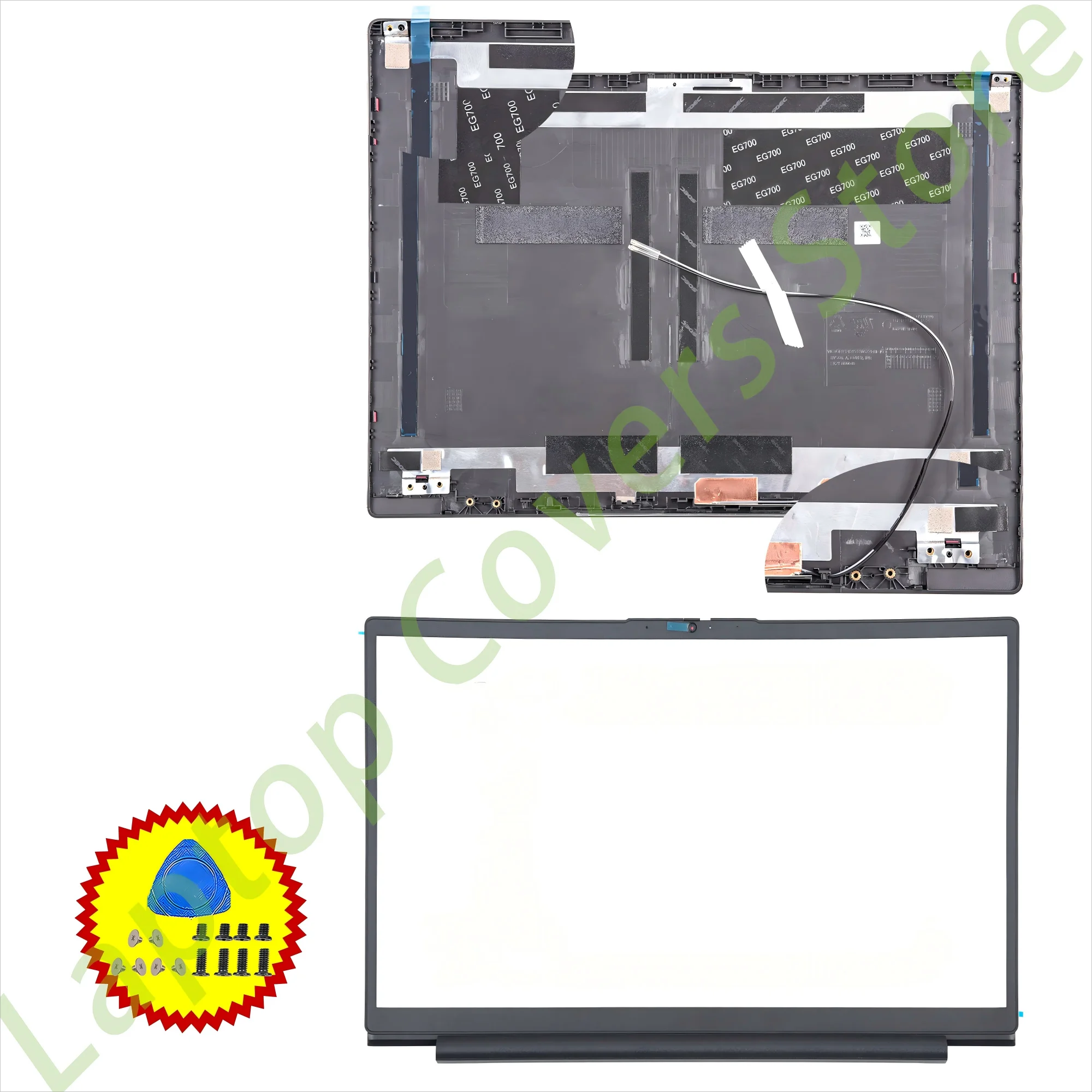 

Parts For V15 G3 ABA V15 G3 IAP LCD Back Cover Front Bezel Frame Top lid Plastic Case Replace Gray/Black AP21S000400