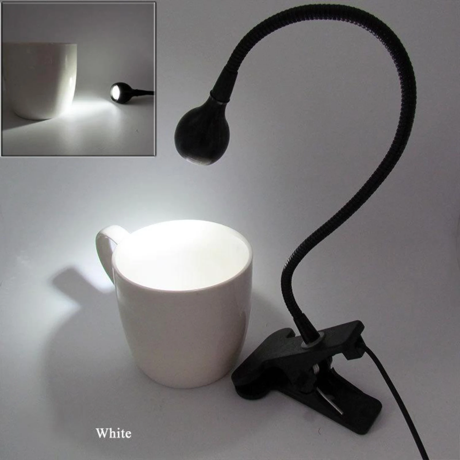 5V 3W USB LED Clip Table Light with Flexible Goose Neck Cute Bed Lamp Decoration Eye Protection