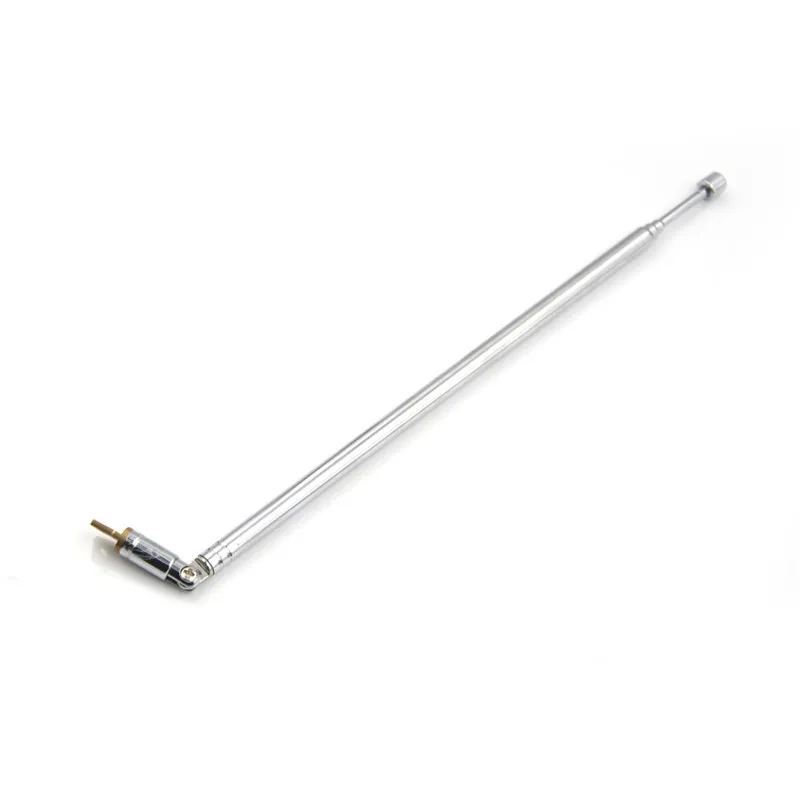 Metal Full-channel AM FM Radio Telescopic Antenna 63cm Length 4 Sections