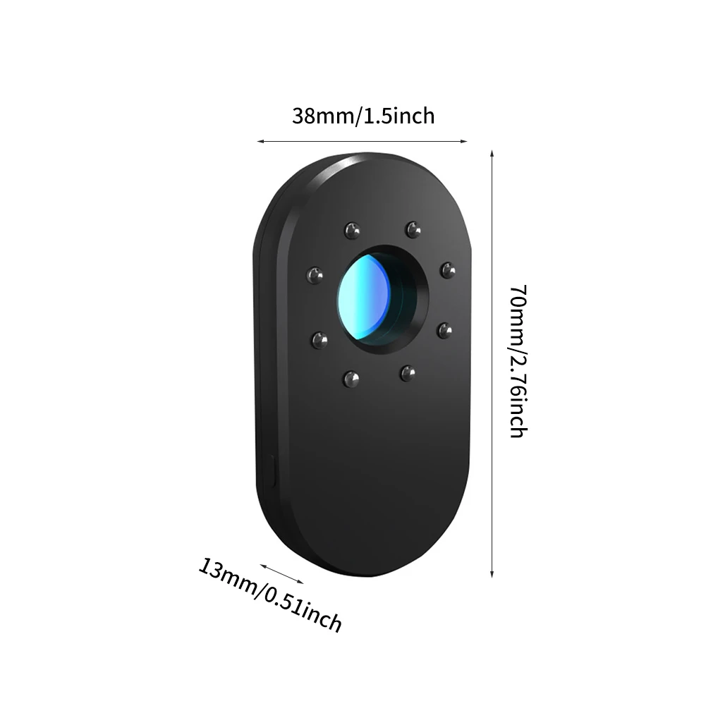 Портативная камера безопасности для отеля, многофункциональный высокоточный портативный инфракрасный антиcandid ABS с зарядкой от USB