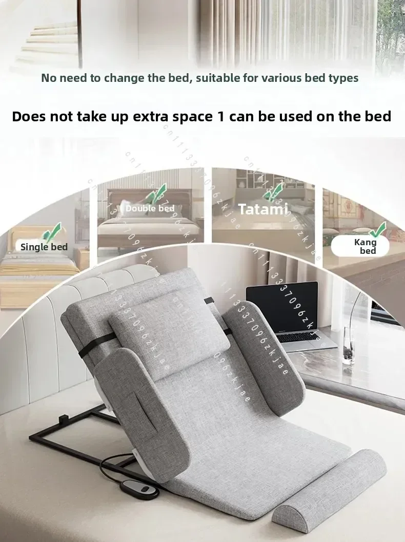 Automatic Bed Lifting Assist Electric Mattress Lifter, Adjustable Back Support Lifter, Elderly Mobile Nursing Equipment