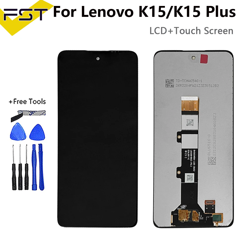 

ЖК-дисплей с сенсорным экраном и дигитайзером в сборе для Lenovo K15 Plus