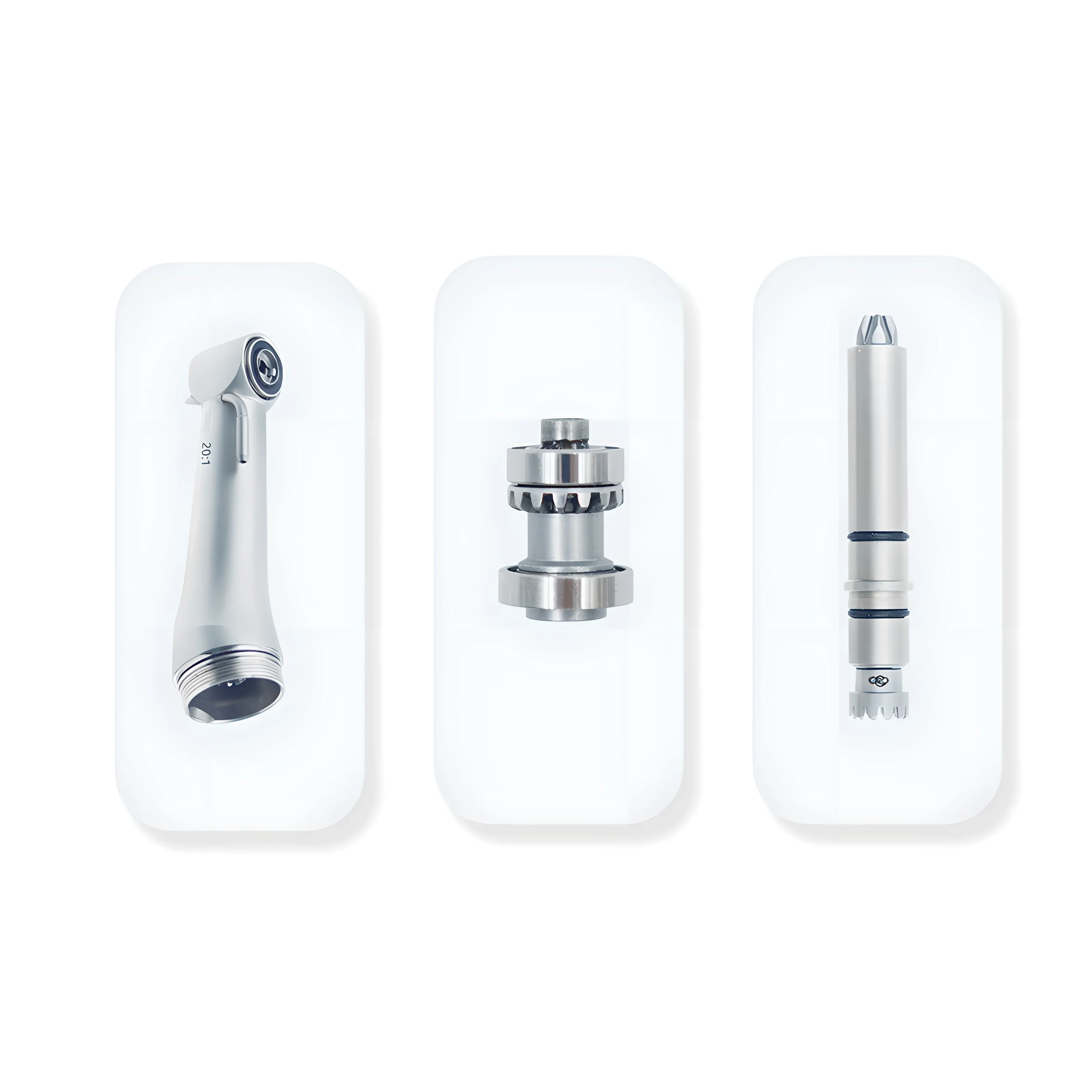 HEXION 20:1 SG20 Winkelstück mit langsamer Drehzahl, passend für Implantatmotoren, für 2,35-mm-Bohrer, E-Typ, professionell, mit Edelstahl – Detail 8