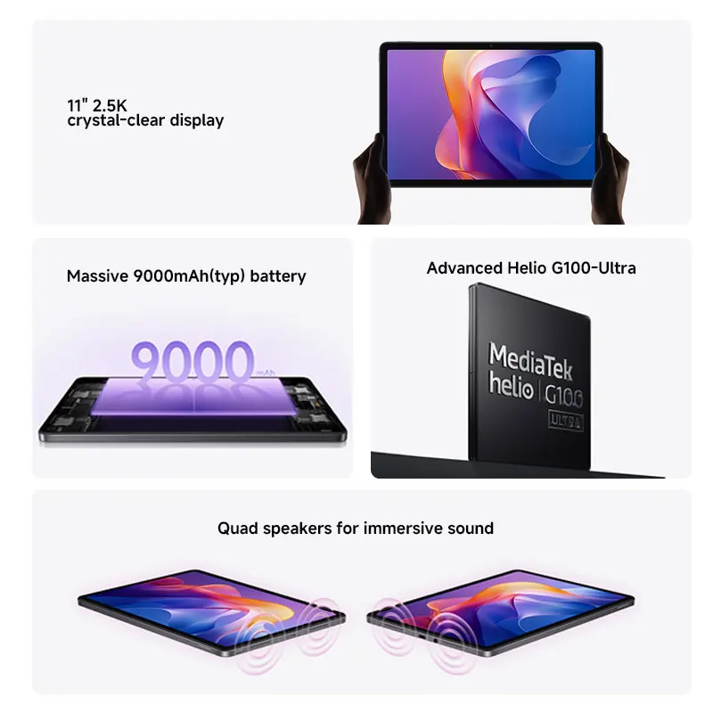 【Xiaomi】極美品 Redmi Pad2 4GB+128GBグローバル版 シャオミ Redmi Pad 2 4GB+128GB グレー Wi-Fi