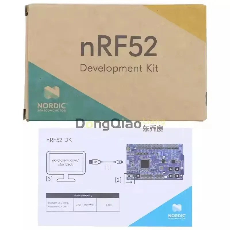 nRF52-DK nRF52805/810/832 SoC بلوتوث منخفضة الطاقة NFC ANT 2.4 جيجا هرتز مجلس التنمية