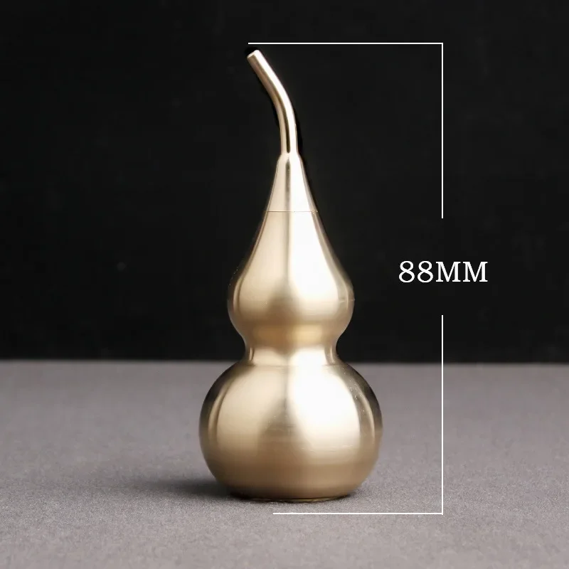 Creative Retro Brass Gourd Ornaments Feng Shui Home Decoration Accessories Copper Lucky Pendant Living Room Desk Decor Crafts